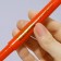 Nail design marker, acrylic, 13.5 cm, red color