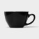 Coffee steam porcelain Magistro Coffee Time, 2 objects: a cup 200 ml, a saucer d = 14.5 cm, black color is black