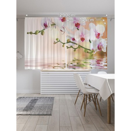 Photostes "Tender orchid", Oxford, size 145x180 cm, 2 pcs-1