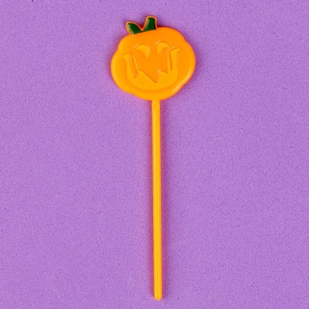 Pumpkin skewers, 12 pieces in a set, orange color-2