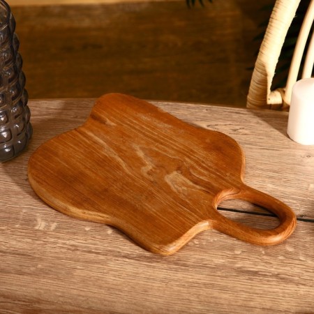 Cutting board 35x25x2 cm, tick tree-1