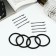 Hair set "Classic" (40 invisibles, 10 elastic bands) black