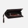 Men's purse with lightning, a section on a magnet, with a pen, brown color