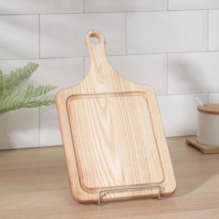 A stand for covers and cutting boards of a shares, 14 × 11 × 17 cm, chrome color-1