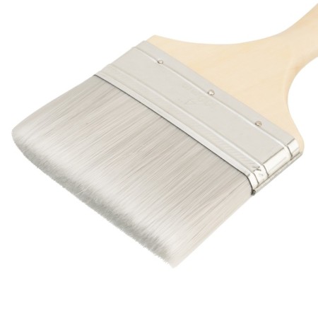Brush flat MTX Euro 83090, artificial bristles, wooden handle, 4 "-2
