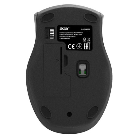 Acer OMR032 Black/Red optical (1600DPI) wireless USB (3but)-1