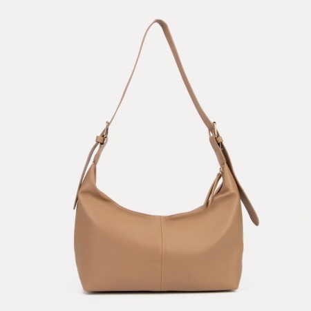 Bag-bag, lightning department, adjustable belt, beige color