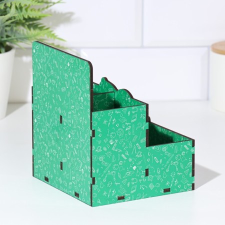 Gift set "School graduate!" organizer, mug, green, globe-2