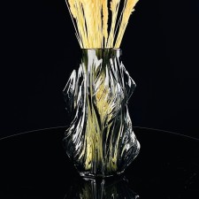 Decorative vase for Lenardi flowers, glass, 26.5 cm