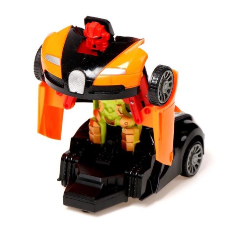 Robot Radio -controlled "Sports", transforms, works from batteries, color mix-3