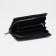 Women's wallet with a zipper, with a pen, black color
