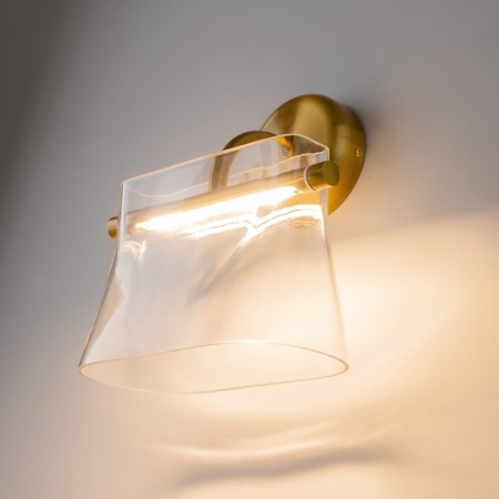 Bra Maytoni Mod170wl-L8BS3K2 Cabaret, 230x175x270 mm, LED, 8W, 850LM, 3000K, Brass color-3
