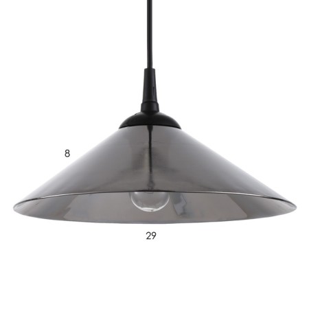 Lamp Bayerlux alan 1he27 silver 30x30x9cm-5