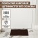 Coating carpet bristle without the base "grass", 40 × 53 cm, brown color