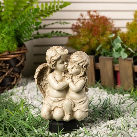 Garden lamp on the solar battery "Angels", 45 cm, 1 LED, glow warm white-1