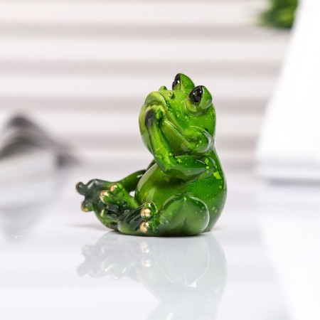 Souvenir Polystone Lac "Frog rest" MIX 3.5x6x5 cm-3