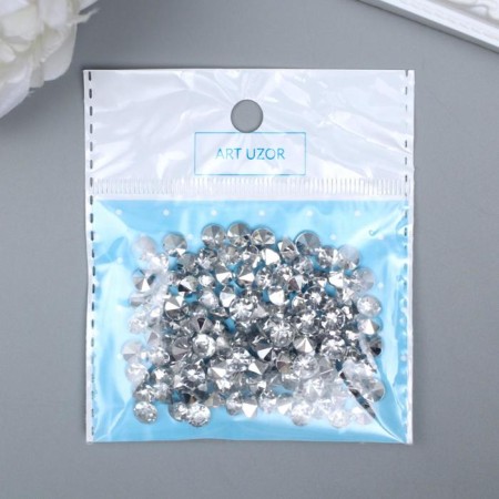 Decor for the work of acrylic "Diamond" set of 125 pcs 0.6x0.6x0.4 cm-2
