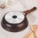 Granit Ultra Red, D = 24 cm pan, removable handle, glass cover, anti -stick coating, brown color