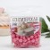 Confectionery sprinkling with a soft center "Pearls", matte, pink, 50 g