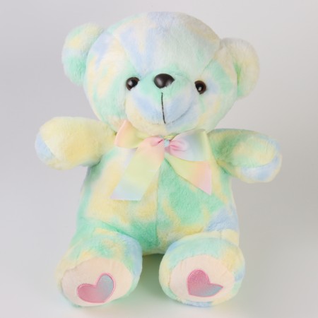 Soft toy "Bear" with a bow, green color, 43 cm