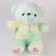 Soft toy "Bear" with a bow, green color, 43 cm