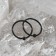 Piercing in the nose "Ring and bead", D = 8.5 mm, steam, black color
