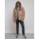 Winter male jacket, size 54, brown color