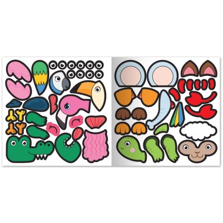 Book with reusable stickers "A beast from the cheesecake", 12 p.-5