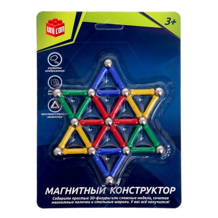 Designer magnetic "star", 37 details-1