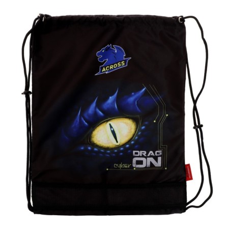 Frame backpack 35 x 28 x 15 cm, Across 178, filling: bag, pencil case, blue ACR22-178-2-13