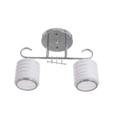 Aleta chandelier 2x40W E27 Chrome Model: 2800430