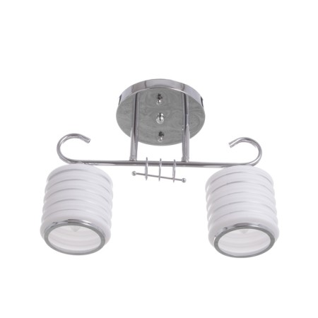 Aleta chandelier 2x40W E27 Chrome Model: 2800430