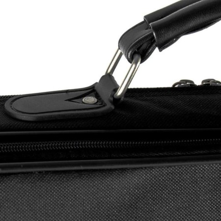 Business bag, lightning department, external pocket, black color-5