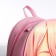 School textile backpack with ears on the hairpins "Anime", 27x23 cm, pink color