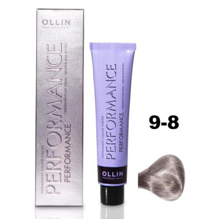 OLLIN PROFESSIONAL PERFORMANCE hair cream, tone 9/8 Pearl blond, 60 ml