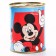 Metal piggy bank, 9.5 cm x 7.5 cm x 7.5 cm "Mouse", Mickey Mouse