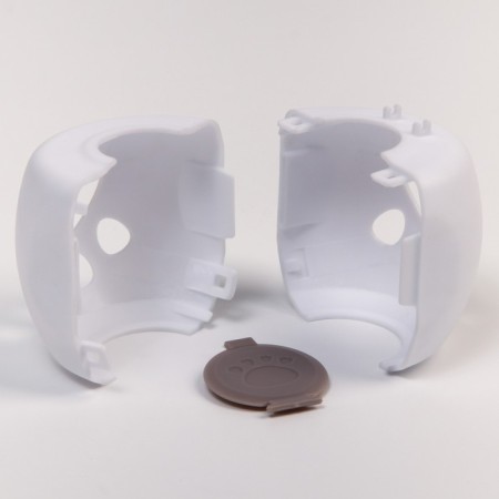 Block on the door handle, white color-1