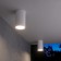 Ceiling lamp (SPOT) Elektrostandard, Light GU10 64X64X100 mm, IP65, white color