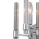 Bra Indigo, 11040/2W Chrome. 2x60W, E14, 395x263x240 mm, transparent color