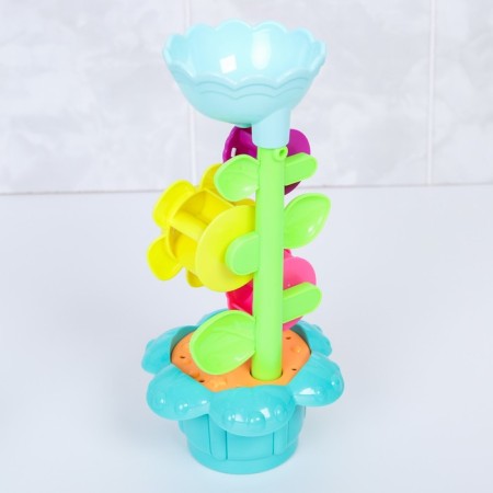 A set of bath toys "Panda and Flower", 3 objects, on suction cup-5