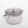 Magistro Klimena stainless steel pan, 4.6 l, lid-durtered, plum nose, capsule, induction