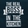 Apron Ethel Boss 73x71 cm, 100% cotton, reps 210 g/m2