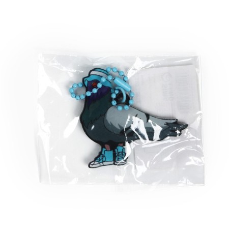 Acrylic keychain on the “pigeon” chain, 5 x 8.7 cm-2