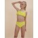 Bathing suit for girls, height 104-110 cm, lime color