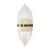 Bra Freya Fr5216WL-02BS Agora, 206x120x520 mm, E14, 2x60W, brass color