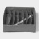 Organizer for storing linen "Smart", 7 cells, 32 × 32 × 10 cm, color gray color
