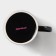 Mug - chameleon ceramic share "coffee", 350 ml, black color