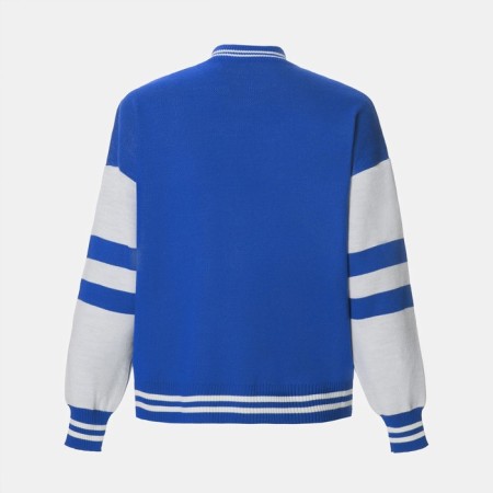 Female jumper, bright blue, size One size (42-44)-4