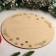 Cake stand round "Snowflakes, spruce branch", 26 cm
