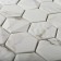 Glass mosaic Bonaparte Volume White, 303x300x6.5 mm